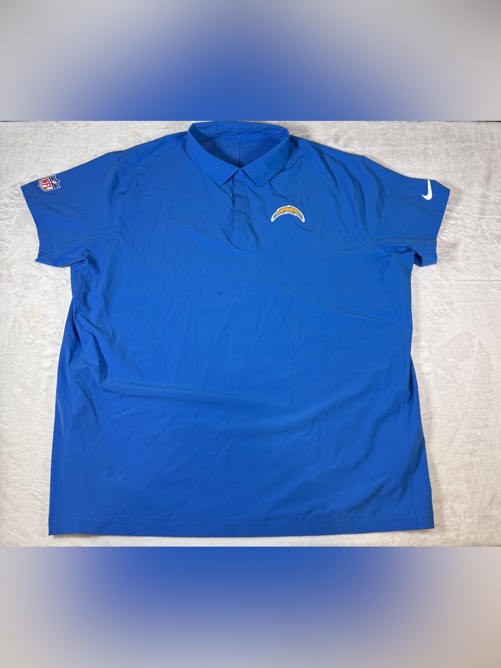 Nike Los Angeles Chargers NFL Men’s 3XL Blue Performance Polo Shirt